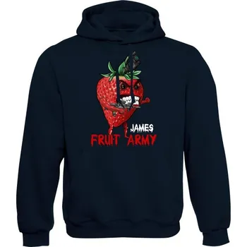 Pánská mikina Mikina s kapucí James - Fruit army - námořní modrá