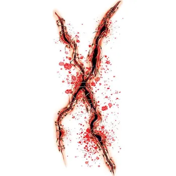 Odstranitelné tetování Velká sešitá rána - dočasné tetování