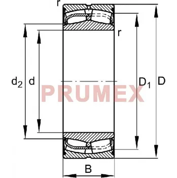 FAG 24126-BE-XL-2VSR-C4 soudečkové ložisko