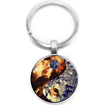 Přívěsek na klíče jin jang