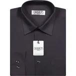 Pánská košile AMJ jednobarevná JD019, tmavě šedá, dlouhý rukáv, vel. 41