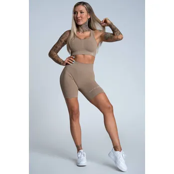 Dámské kraťasy Kraťasky Gym Glamour Bikery Push Up Nude XS