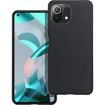 Pouzdro na mobilní telefon Matt Case pro Xiaomi Mi 11 Lite 5G/Mi 11 Lite LTE/Mi 11 Lite NE černé