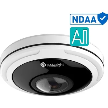 IP kamera Milesight MS-C8274-PA/MP NDAA 8MP/25fps AI 360° 1.5mm Panoramatická Fisheye