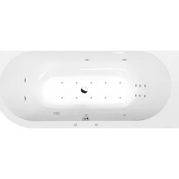 Polysan VIVA R HYDRO-AIR hydromasážní vana, 175x80x47cm, bílá