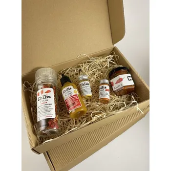 Chilis Dárková krabice EXTRA - 5 nejštiplavejších produktů
