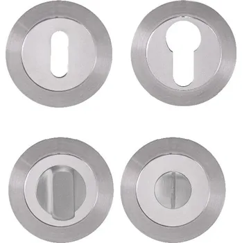 Stavebniny MPK - ROZETA - R 3SM rozety WC BN/LN - Broušená nerez / leštěná nerez