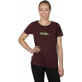 Cyklistické oblečení Dres Horsefeathers Leila burgundy 2022 dámský Velikost: M