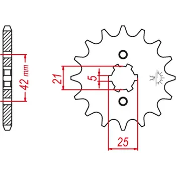 Řetězová sada pro motocykl GROSSKOPF řetězové kolo přední 569 13 YAMAHA YZ 250 82-98, YFM 350 87-13 (JTF569.13) (GROSSKOPF řetězové kolo přední 569 13 YAMAHA YZ 250 82-98, YFM 350 87-13 (JTF569.13))