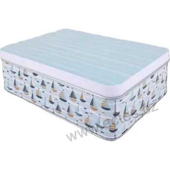 Dóza na potraviny MARITIME plechová dóza 2636 plachetnice a malé rybky