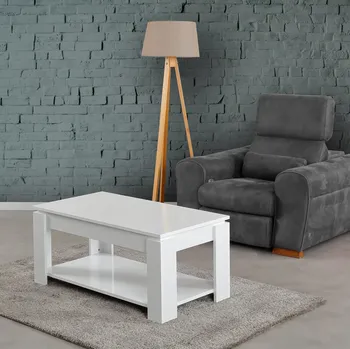 Konferenční stolek ASIR Konferenční stolek SHELF bílý