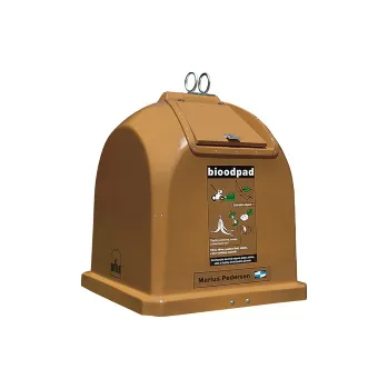 Popelnice REFLEX Kontejner na bioodpad se spodním výsypem typu MINI H-B - 1,1 m3