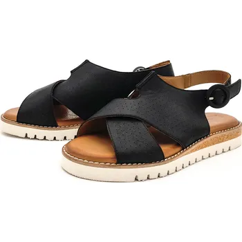 Dámské sandále Dámské kožené sandále 50C0880 ARTIKER černé Barva: černá, Velikost: 38