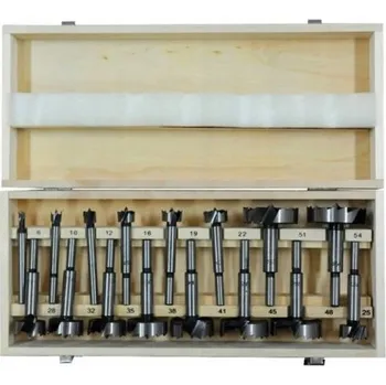 Vrták Sukovníky do dřeva sada 16ks 6-54 mm FT017001