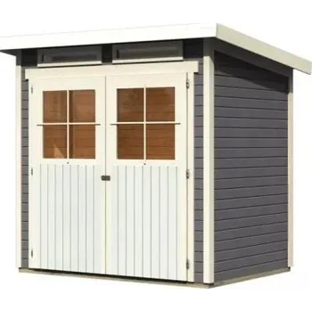 Zahradní domek dřevěný domek KARIBU GLUCKSBURG 2 (68190) terragrau