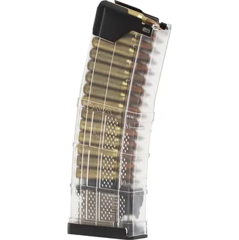 Průhledný zásobník Lancer L5AWM pro AR15 .223 Rem/5.56 NATO, 30 ran - Různé barvy Barva: Čistě průhledný