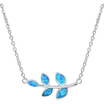 Řetízek Olivie Stříbrný náhrdelník LEAF 5607 Ag 925; ≤2,7 g.