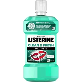 Ústní voda Listerine Clean & Fresh Mild Taste Mouthwash 500 ml