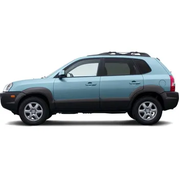 Nosič kol Příčníky Modula Oval Bar Open Rail Black Hyundai Tucson 2004-2009 s podélníky