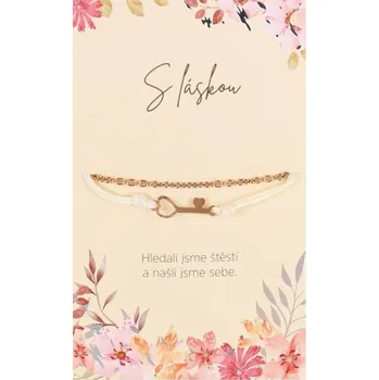 Rám na obraz Albi Dárkový náramek Hledali jsme štěstí, Klíč symbol svobody 1 kus