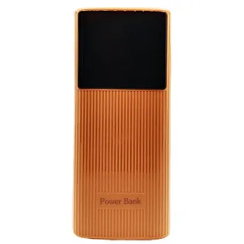 Powerbanka Powerbanka s LED displejem a 2x USB 50000 mAh hnědá