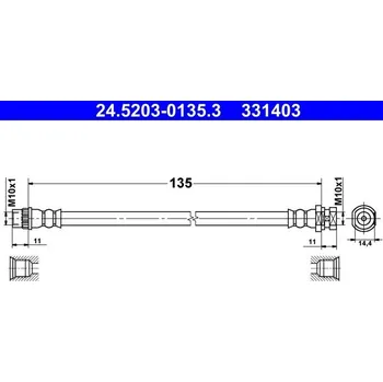 Brzdová hadice Brzdová hadice ATE 24.5203-0135.3
