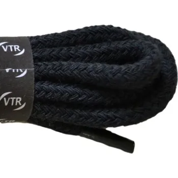 Tkaničky do bot VTR Bavlněné kulaté tkaničky silné - různé barvy a délky Barva: Černá, Délka: 120 cm