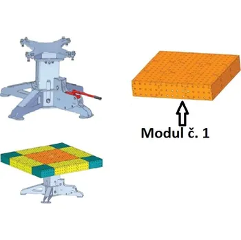 Dílenský stůl Stůl - MAXIMUS 3D 3000 x 1500 x 200 [6 noh stolu s kolečky L=550]