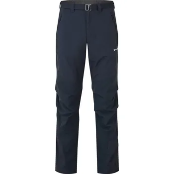 Pánské kalhoty Montane pánské softshellové kalhoty Terra Pants - Běžná Délka Barva: Eclipse Blue, Velikost: 30