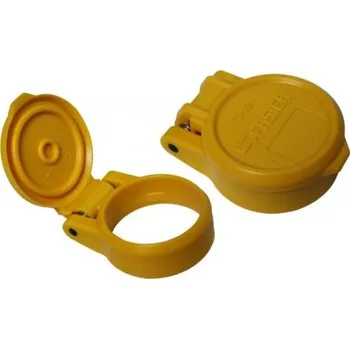 Elektrická zásuvka Kryt proti prachu Euro zásuvka žlutá Faster MZR 35484