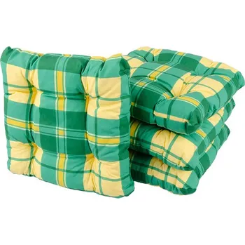 Podsedák Sedák prošívaný káro 35x35 cm 4 ks