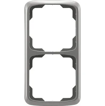 vypínač Dvojrámeček ABB 3901A-B21 S2 Tango šedý