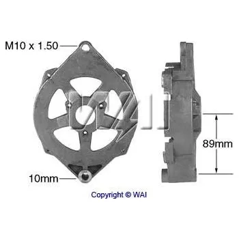 Přední víko alternátoru - Delco 1986590