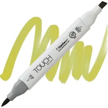 Lihová fixa TOUCH oboustranná Brush & Chisel, Y224 Olive pale