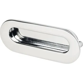 Nábytkové kování Nábytková úchytka pro posuvné dveře Nelina, chrom