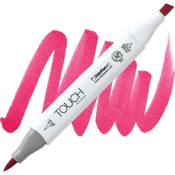 Lihová fixa TOUCH oboustranná Brush & Chisel, R5 Cherry pink
