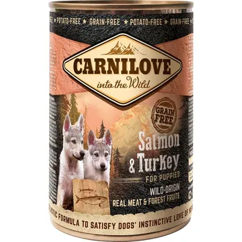 Krmivo pro psa Carnilove Dog – Puppy – losos a krocan 6 × 400 g