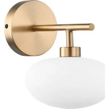 Nástěnné svítidlo ITALUX MBM3661-1 BRO+W Nástěnné osvětlení FIORENZO, 1xG9, 25W, mosazné