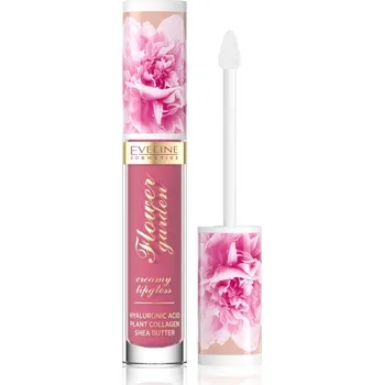 Lesk na rty Eveline Cosmetics Flower Garden krémový lesk na rty s kyselinou hyaluronovou odstín 03 Magnolia Charm 4.5 ml