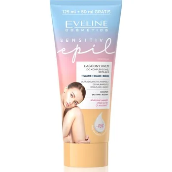 Přípravek po depilaci a epilaci Eveline Cosmetics Sensitive Epil depilační krém na tělo 175 ml