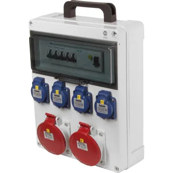 modulární přístroj a rozvaděč fb112805-6kA - ZSF40002000.1 /5813 Zásuvková skříň IP44 jištěná s chráničem 40/4/003, přenosná