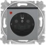 Levit M® zásuvka jednonásobná s ochranou před přepětím 5599H-A02357 69 ocelová/kouřová černá ABB