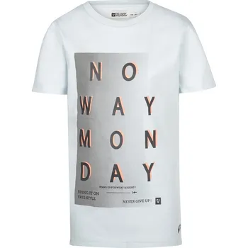 DUTCHJEANS CHLAPECKÉ TRIČKO "NO WAY MONDAY" Barva: světle modrá, Velikost: 152