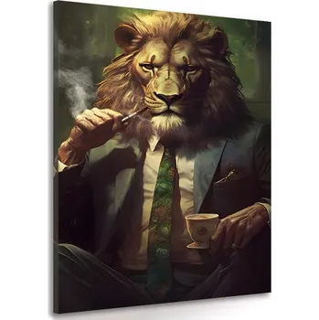 Obraz Dovido Obraz zvířecí gangster lev