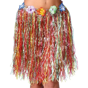 Karnevalový doplněk Guirca Havajská sukně s kvítky 50 cm