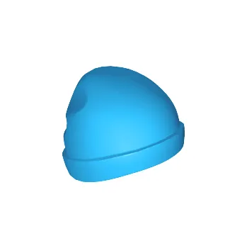 Čepice 90541 Dark Azure Cap, Ski Beanie (Tmavě azurová minifigurka, lyžařská čepice)