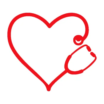 Samolepící dekorace SAMOLEPKA Fonendoskop 002 pravá zdravotní sestřička (10 - červená) NA AUTO, NÁLEPKA, FÓLIE, POLEP, TUNING, VLASTNÍ TEXT, TISK, AUTOSAMOLEPKY.cz, POLEPY, OBRÁZEK, LOGO, SAMOLEPKY