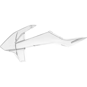 Spoilery chladiče POLISPORT (pár) průhledná 99