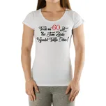 Narozeninové tričko 60 pro ženu CZ bílé