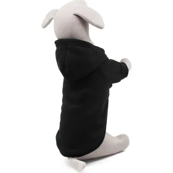 Obleček pro psa Vsepropejska Zigi černá mikina pro psa Barva: Černá, Délka zad (cm): 20, Obvod hrudníku: 33 - 39 cm